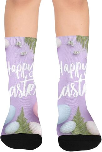 جوارب عيد الفصح بلوم للتنزه سيرًا على الأقدام - جوارب شتوية حرارية سميكة دافئة للأولاد والبنات الصغار للمدرسة، والارتداء اليومي والأنشطة الخارجية in Kuwait