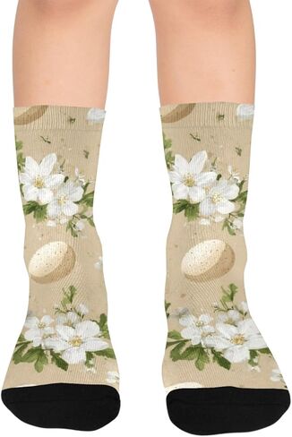 جوارب المشي لمسافات طويلة على شكل بيضة عيد الفصح من بلوم - جوارب شتوية حرارية سميكة دافئة للأولاد والبنات الصغار للمدرسة، والارتداء اليومي والأنشطة الخارجية in Kuwait