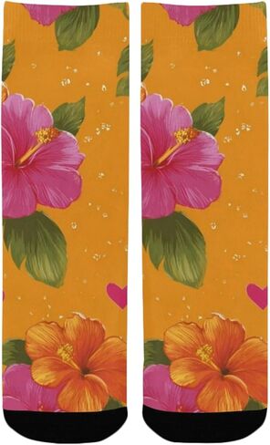 جوارب المشي لمسافات طويلة باللون الوردي - جوارب دافئة سميكة للشتاء الحراري للأولاد والبنات الصغار للمدرسة، والارتداء اليومي والأنشطة الخارجية in Kuwait