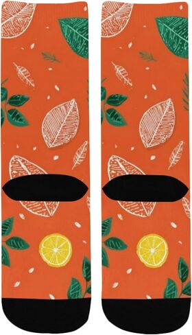 جوارب برتقالية للتنزه سيرًا على الأقدام - جوارب شتوية حرارية سميكة دافئة للأولاد والبنات الصغار للمدرسة، والارتداء اليومي والأنشطة الخارجية in Kuwait