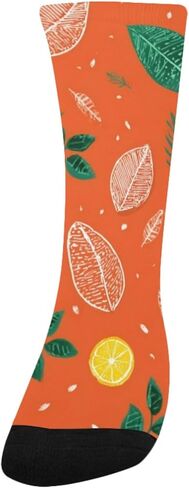 جوارب برتقالية للتنزه سيرًا على الأقدام - جوارب شتوية حرارية سميكة دافئة للأولاد والبنات الصغار للمدرسة، والارتداء اليومي والأنشطة الخارجية in Kuwait