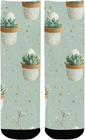 جوارب المشي لمسافات طويلة باللون الأخضر لعيد الفصح - جوارب شتوية سميكة دافئة للأولاد والبنات الصغار للمدرسة، والارتداء اليومي والأنشطة الخارجية in Kuwait