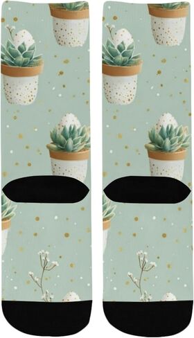 جوارب المشي لمسافات طويلة باللون الأخضر لعيد الفصح - جوارب شتوية سميكة دافئة للأولاد والبنات الصغار للمدرسة، والارتداء اليومي والأنشطة الخارجية in Kuwait