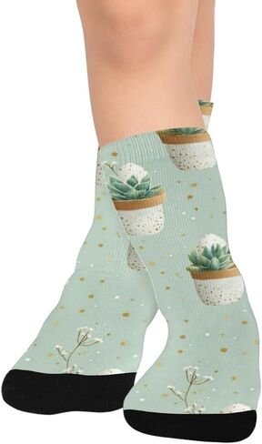 جوارب المشي لمسافات طويلة باللون الأخضر لعيد الفصح - جوارب شتوية سميكة دافئة للأولاد والبنات الصغار للمدرسة، والارتداء اليومي والأنشطة الخارجية in Kuwait