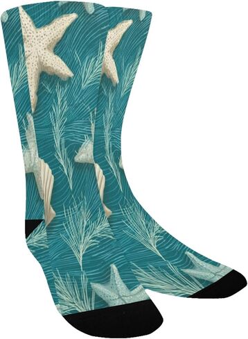 جوارب المشي لمسافات طويلة باللون الأزرق تحت الماء - جوارب شتوية حرارية سميكة دافئة للأولاد والبنات الصغار للمدرسة، والارتداء اليومي والأنشطة الخارجية in Kuwait