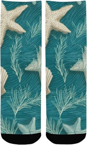 جوارب المشي لمسافات طويلة باللون الأزرق تحت الماء - جوارب شتوية حرارية سميكة دافئة للأولاد والبنات الصغار للمدرسة، والارتداء اليومي والأنشطة الخارجية in Kuwait