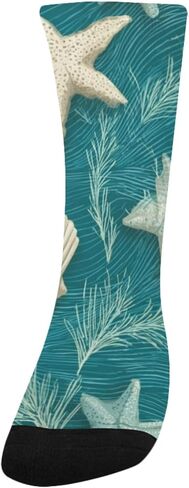 جوارب المشي لمسافات طويلة باللون الأزرق تحت الماء - جوارب شتوية حرارية سميكة دافئة للأولاد والبنات الصغار للمدرسة، والارتداء اليومي والأنشطة الخارجية in Kuwait