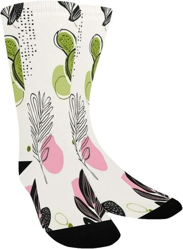 جوارب مشي لمسافات طويلة بزخارف زهرية زاهية - جوارب شتوية حرارية سميكة دافئة للأولاد والبنات الصغار للمدرسة، والارتداء اليومي والأنشطة الخارجية in Kuwait