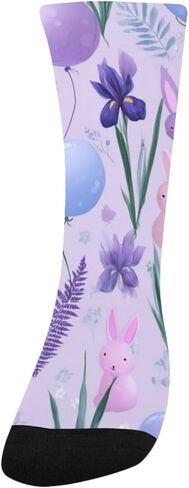 جوارب Lavender Balloon Garden للتنزه سيرًا على الأقدام - جوارب شتوية حرارية سميكة دافئة للأطفال الصغار للأولاد والبنات للمدرسة، والارتداء اليومي والأنشطة الخارجية in Kuwait