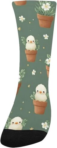 جوارب المشي لمسافات طويلة من Potted Chick Bloom Greeb - جوارب شتوية حرارية سميكة دافئة للأولاد والبنات للمدرسة، والارتداء اليومي والأنشطة الخارجية in Kuwait