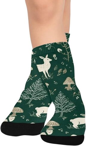 جوارب Forest Friends Art للتنزه سيرًا على الأقدام - جوارب شتوية حرارية سميكة دافئة للأطفال الصغار للأولاد والبنات للمدرسة، والارتداء اليومي والأنشطة الخارجية in Kuwait