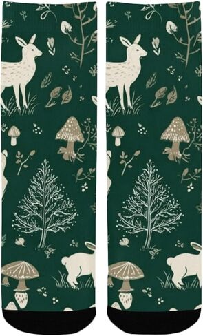 جوارب Forest Friends Art للتنزه سيرًا على الأقدام - جوارب شتوية حرارية سميكة دافئة للأطفال الصغار للأولاد والبنات للمدرسة، والارتداء اليومي والأنشطة الخارجية in Kuwait