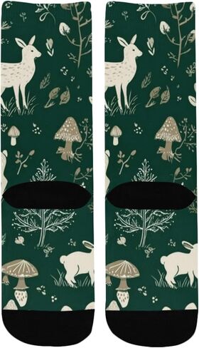 جوارب Forest Friends Art للتنزه سيرًا على الأقدام - جوارب شتوية حرارية سميكة دافئة للأطفال الصغار للأولاد والبنات للمدرسة، والارتداء اليومي والأنشطة الخارجية in Kuwait