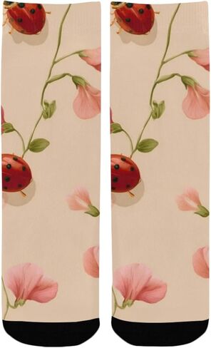 جوارب Ladybug and Bloom للتنزه سيرًا على الأقدام - جوارب شتوية حرارية سميكة دافئة للأولاد والبنات الصغار للمدرسة، والارتداء اليومي والأنشطة الخارجية in Kuwait