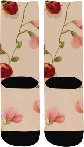 جوارب Ladybug and Bloom للتنزه سيرًا على الأقدام - جوارب شتوية حرارية سميكة دافئة للأولاد والبنات الصغار للمدرسة، والارتداء اليومي والأنشطة الخارجية in Kuwait