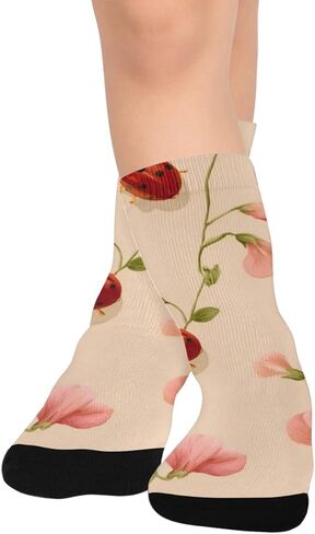 جوارب Ladybug and Bloom للتنزه سيرًا على الأقدام - جوارب شتوية حرارية سميكة دافئة للأولاد والبنات الصغار للمدرسة، والارتداء اليومي والأنشطة الخارجية in Kuwait