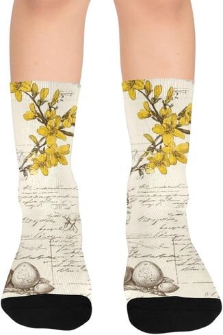 جوارب المشي لمسافات طويلة لرسم عيد الفصح - جوارب شتوية سميكة دافئة للأولاد والبنات الصغار للمدرسة، والارتداء اليومي والأنشطة الخارجية in Kuwait