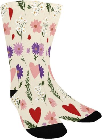 جوارب باستيل على شكل قلب للتنزه سيرًا على الأقدام - جوارب شتوية حرارية سميكة دافئة للأطفال الصغار للأولاد والبنات للمدرسة، والارتداء اليومي والأنشطة الخارجية in Kuwait