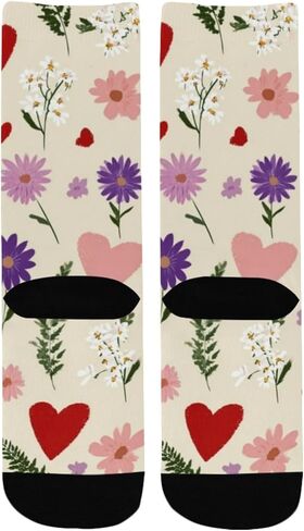 جوارب باستيل على شكل قلب للتنزه سيرًا على الأقدام - جوارب شتوية حرارية سميكة دافئة للأطفال الصغار للأولاد والبنات للمدرسة، والارتداء اليومي والأنشطة الخارجية in Kuwait