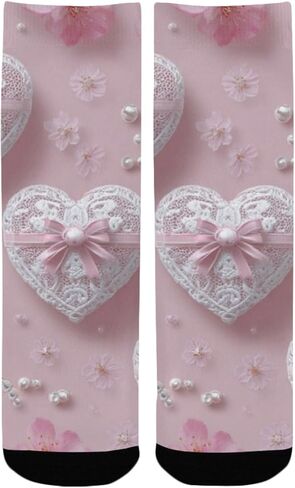 جوارب المشي لمسافات طويلة من الدانتيل اللؤلؤي - جوارب شتوية حرارية سميكة دافئة للأطفال الصغار للأولاد والبنات للمدرسة، والارتداء اليومي والأنشطة الخارجية in Kuwait