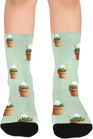 جوارب المشي لمسافات طويلة بوعاء عيد الفصح - جوارب شتوية حرارية سميكة دافئة للأولاد والبنات الصغار للمدرسة، والارتداء اليومي والأنشطة الخارجية in Kuwait