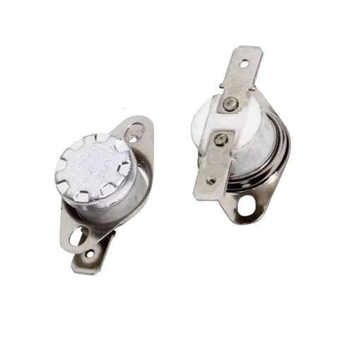 KSD301 مفتاح ترموستات لجهاز استشعار درجة الحرارة 175C 180C 185C 190C 195C NC نوع الإغلاق العادي 250 فولت 10 أمبير 5 قطع (نوع الانحناء، مغلق عادة NC_195C) in Saudi Arabia