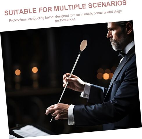 ibasenice Conducting Ergonomic Wood Handle for Orchestra and Band Conductor Stick for Precise Musical Control and Rhythm Expression in Saudi Arabia