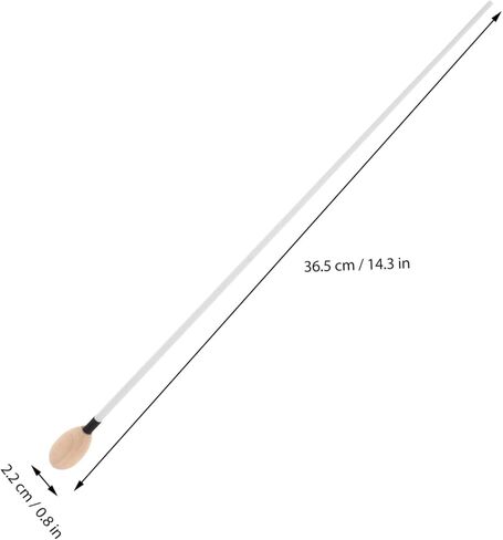 Totority Conducting Stick with Ergonomic Wood Handle for and Band Leaders Design for Concerts Stage Shows and Music Education in Saudi Arabia