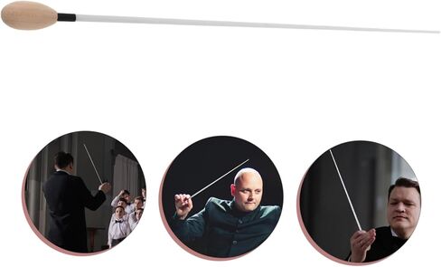 Totority Conducting Stick with Ergonomic Wood Handle for and Band Leaders Design for Concerts Stage Shows and Music Education in Saudi Arabia