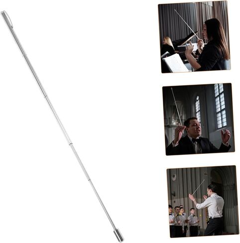 Toyvian Stainless Steel Music Conducting Baton Lightweight Adjustable 1-Piece Orchestra Wand for Concert Performances and Choir Direction in Saudi Arabia