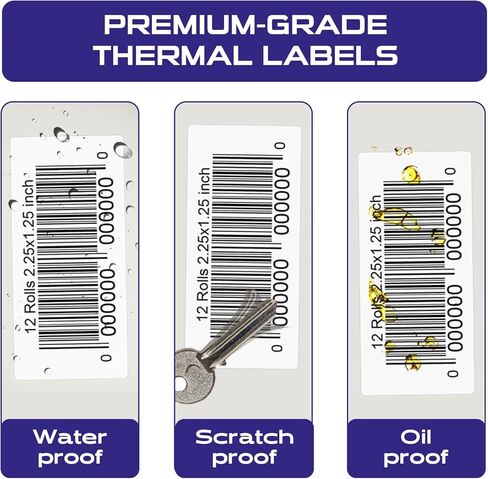 CEPRICO - 4" x 6" Direct Thermal Shipping Labels for Dymo | 1 Roll | 220 Labels per Roll | Compatible with Thermal Printers and LabelWriter4xL | Excellent for UPS DHL FedEx USPS Shippings in Kuwait