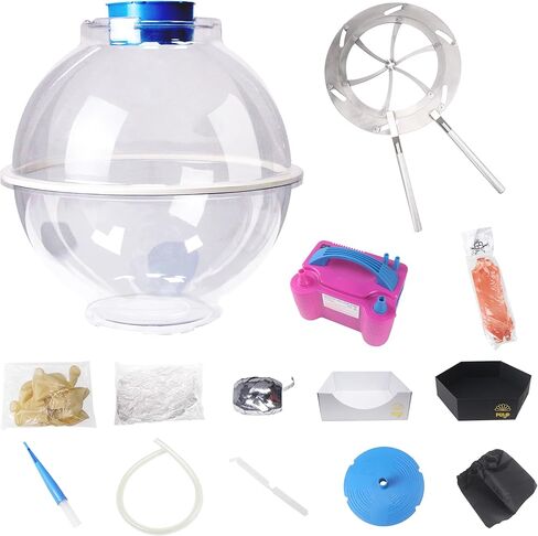 Purple Balloon Stuffing Machine Kit Stuffer Set for Gift Decoration DIY Stuff Balloons 45cm/18inch Stuffing Balloons with Expander Tool in Saudi Arabia