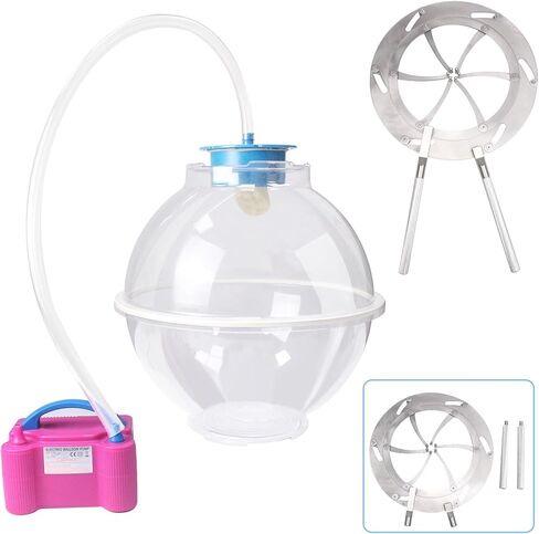 Purple Balloon Stuffing Machine Kit Stuffer Set for Gift Decoration DIY Stuff Balloons 45cm/18inch Stuffing Balloons with Expander Tool in Saudi Arabia