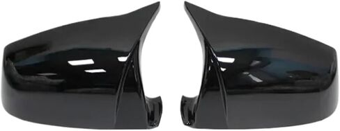 غطاء مرآة الجناح قبعات القرن M نمط أسود غطاء مرآة الجناح الجانبي لسيارات BMW 5 6 7 Series F01 F02 F03 F04 F06 F07 F10 ملحقات أغطية مرايا جانبية (اللون: حبوب مزورة) in Kuwait