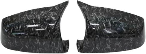 غطاء مرآة الجناح قبعات القرن M نمط أسود غطاء مرآة الجناح الجانبي لسيارات BMW 5 6 7 Series F01 F02 F03 F04 F06 F07 F10 ملحقات أغطية مرايا جانبية (اللون: حبوب مزورة) in Kuwait