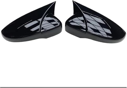 غطاء مرآة الجناح قطعتان من أغطية مرايا السيارة الجانبية لسيارة VW for Golf 6 for GTI 6 for Golf 6 R MK6 R20 for Touran زوج غطاء مرآة الرؤية الخلفية (اللون: زوج واحد ب) in Saudi Arabia