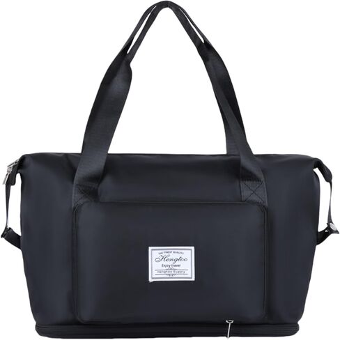 Travel bag, sports handbag, gym bag, carry-on bag for flights, ladies' shoulder bag for weekend overnight trips (Light Purple) in Saudi Arabia