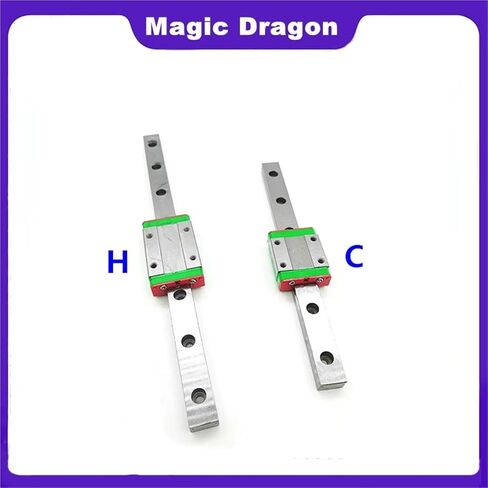 MGN7 MGN12 MGN15 MGN9 L from 100mm to 1000mm Miniature Linear Rail Slide 1pcs MGN Linear Guide+1pcs MGN Carriage 3D Printer Part(MGN7 H,150mm) in Saudi Arabia