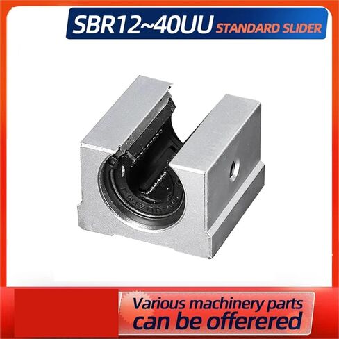 1PC Standard Opening Linear Box Type Optical Axis Slider Bearing SBR12/SBR13/SBR16/SBR20/SBR25/SBR30/SBR35/SBR40(SBR25UU) in Saudi Arabia
