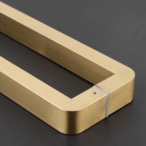 Commercial Grade Stainless Steel Square Barn Door Handle Double Sided Push and Pull Design 40 3/8 Inch Long Replacement for Large Doors One Color 152.5cm (60 inches) in Saudi Arabia