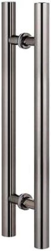 Modern Black Commercial Push Pull Glass Door Handles for Barn Door Double Sided Door Grab for Interior/Exterior Front Door 180X150cm (70.8" X59.1) in Saudi Arabia