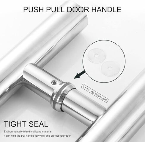Modern Black Stainless Steel Long Door Pull Handle for Exterior Commercial Door/Barn Door 59" Length in Saudi Arabia