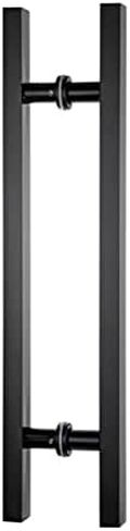 Commercial Office Door Pull Handles Modern Rectangle Glass Pull Handle for Front Door Barn Door Handle for Glass Doors Matte Black Finish 59 inch in Saudi Arabia