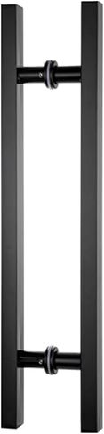 Commercial Office Door Pull Handles Modern Rectangle Glass Pull Handle for Front Door Barn Door Handle for Glass Doors Matte Black Finish 59 inch in Saudi Arabia