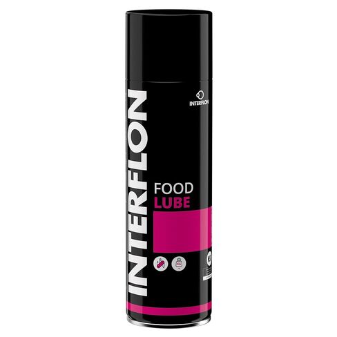 Interflon Food Lube NSF H1 Food Grade Lubricant - Multipurpose, Dry Film Food Grade Lubricating Oil - for Lubrication of Machine Parts and Applications in Food-Stuff Environments – 500ml Aerosol Can in Kuwait