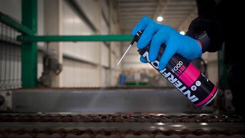 Interflon Food Lube NSF H1 Food Grade Lubricant - Multipurpose, Dry Film Food Grade Lubricating Oil - for Lubrication of Machine Parts and Applications in Food-Stuff Environments – 500ml Aerosol Can in Kuwait