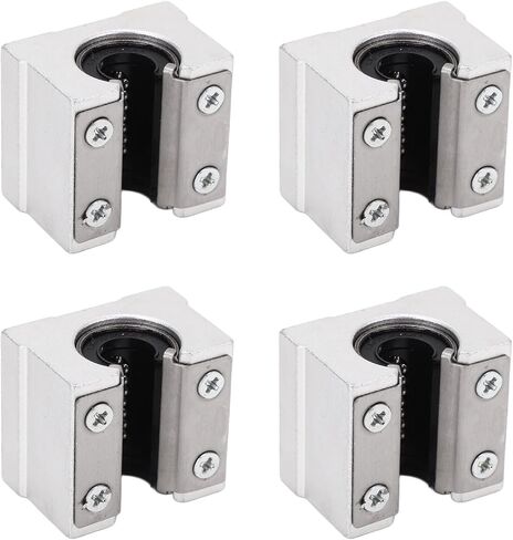 4PCS Aluminum Alloy Linear Motion Bearing Slide Block SBR10UU for CNC Machine Tools, Accurate, Long Service, Widely Used in Industrial Fields in Kuwait