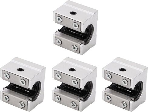 4PCS Aluminum Alloy Linear Motion Bearing Slide Block SBR10UU for CNC Machine Tools, Accurate, Long Service, Widely Used in Industrial Fields in Kuwait