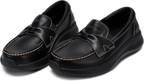 LARNMERN Non Slip Resistant Shoes Women Comfortable Slip-on Work Loafers Kitchen Chef Waterproof Food Service Antideslizantes Black in Saudi Arabia