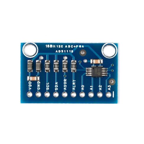 ADS1115 16-Bit 4-Channel Analog to Digital Converter ADC Module with I2C Interface Programmable Gain Amplifier for Arduino, Raspberry Pi, Electronics Projects in Saudi Arabia